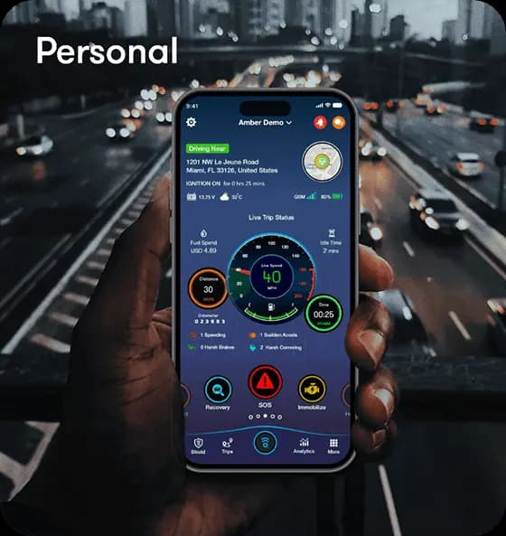 Amber Connect Personal GPS Tracking App