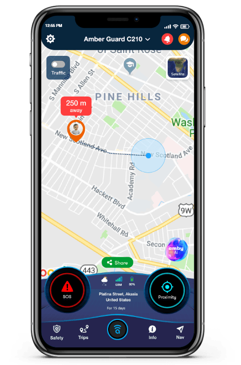 personal track dashboard