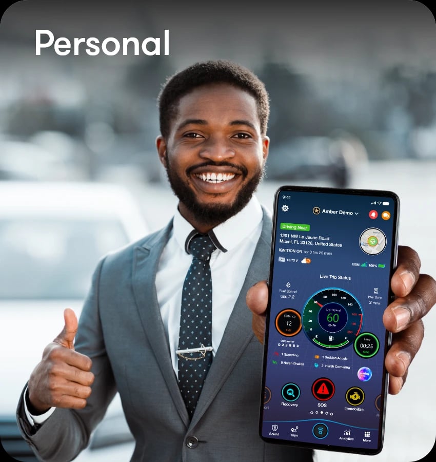 Amber Connect Personal GPS Tracking App