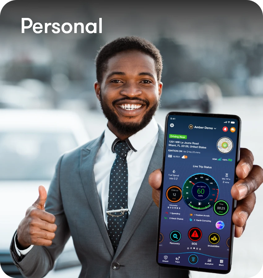 Amber Connect Personal GPS Tracking App