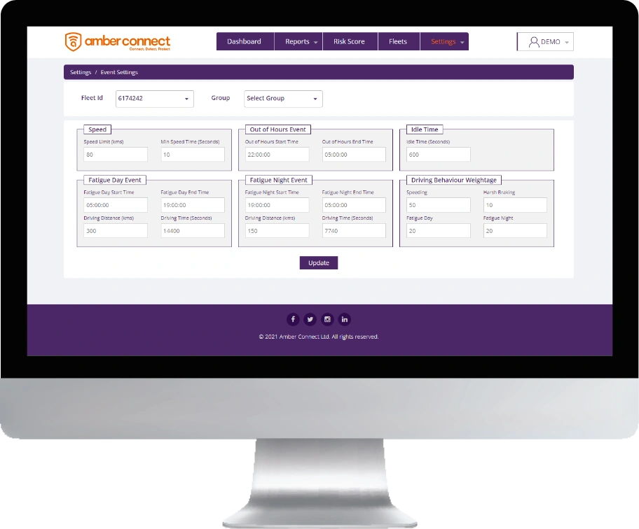 Risk Management Dashboard - Telematics Data Integration & Custom API Options